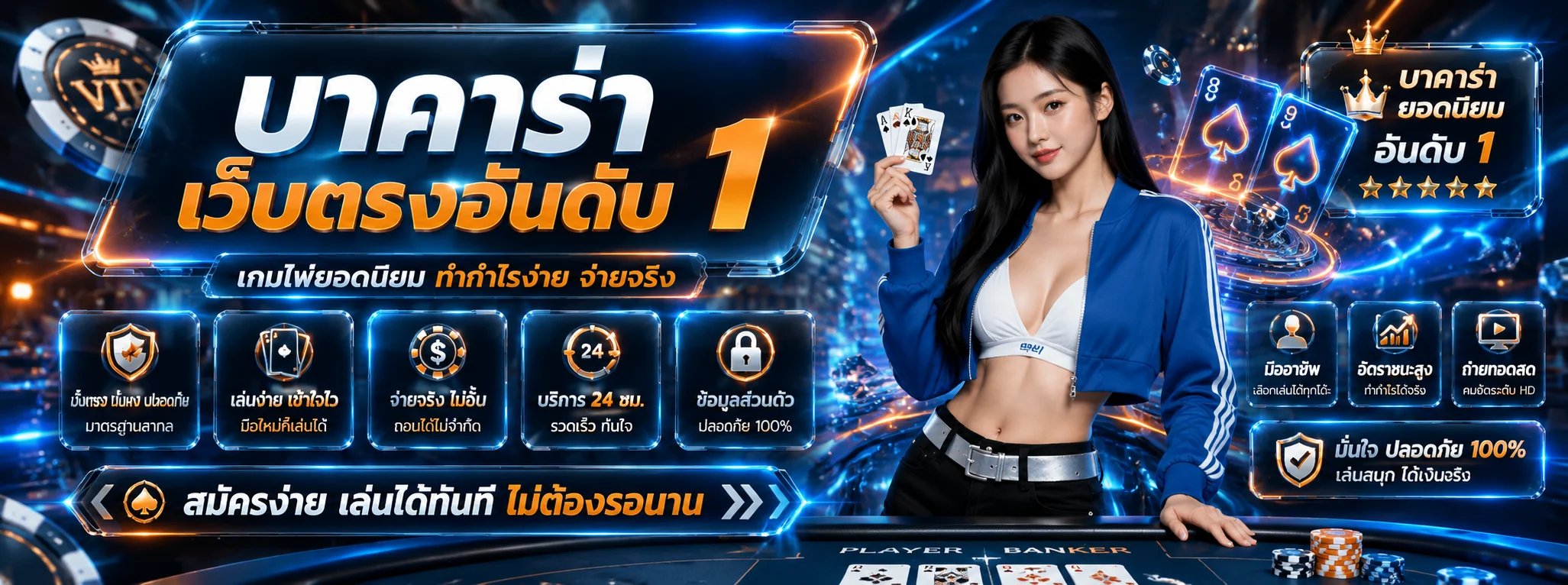 คาสิโนออนไลน์เว็บตรง Thor1688 บาคาร่าถ่ายทอดสด